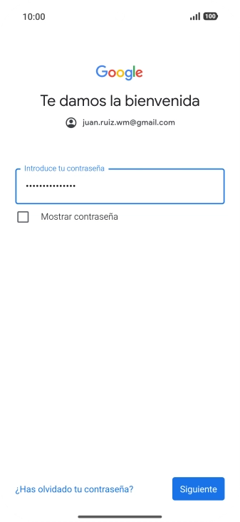 Pulsa Siguiente.