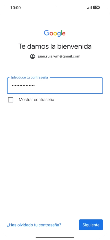 Pulsa Siguiente.