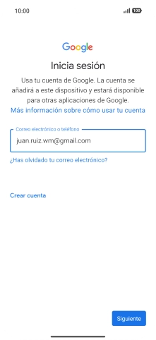 Pulsa Siguiente.