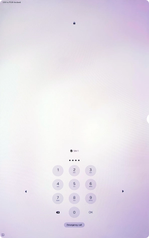 Key in a new four-digit PIN and press OK.