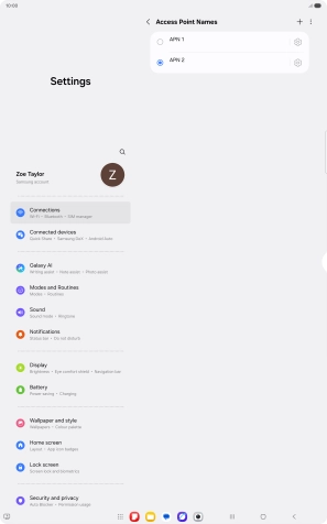 Press the Home key to return to the home screen.