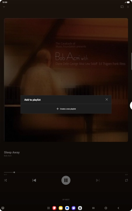 Press Create a new playlist.
