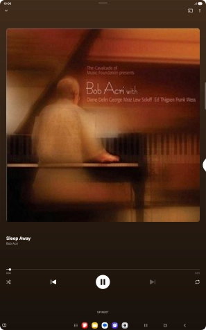 Press arrow right to go to the next audio file.