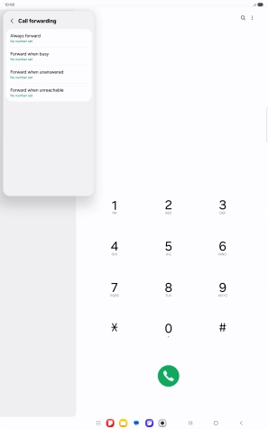 Press the Home key to return to the home screen.