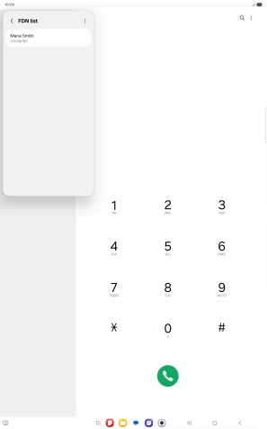 Press the Home key to return to the home screen.