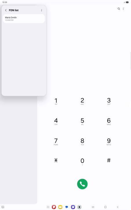 Press the Home key to return to the home screen.