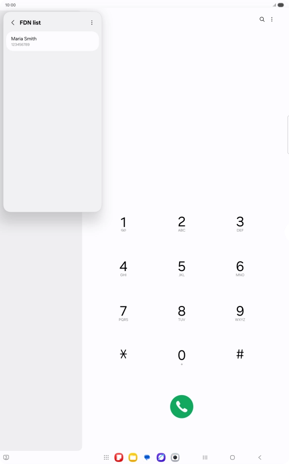 Press the Home key to return to the home screen.