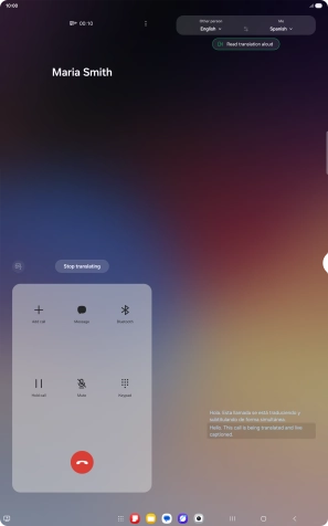 Follow the instructions on the screen to select the required language settings and use the function.