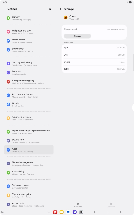 Press the Home key to return to the home screen.