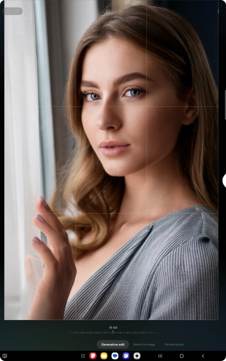 To resize, remove or move objects on your pictures, press Generative edit.