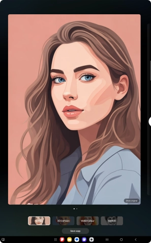 Press Save copy to save the generated photo suggestion.