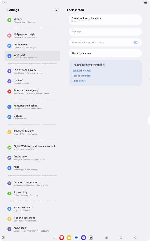 Press the Home key to return to the home screen.