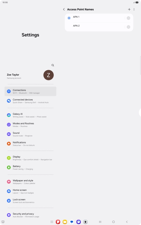 Press the Home key to return to the home screen.