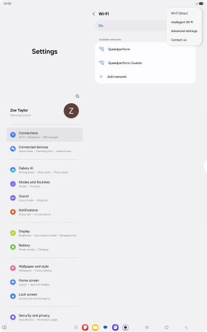 Press Intelligent Wi-Fi.