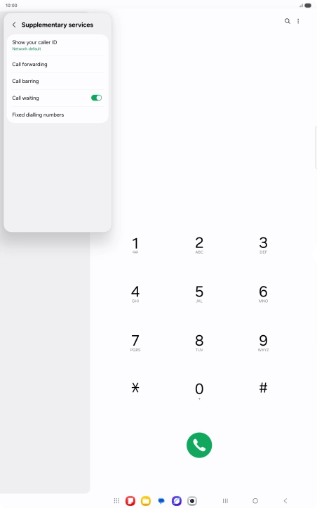 Press Fixed dialling numbers.
