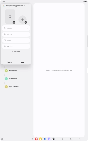 Press Name and key in the required name.