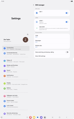 Press the Home key to return to the home screen.