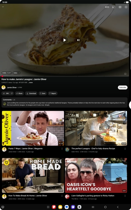 Press and hold the Home key to activate Gemini.