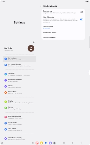 Press Access Point Names.