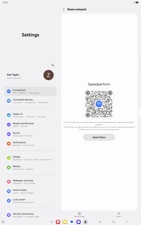 Place the QR code inside the camera frame on the other device to scan the code.