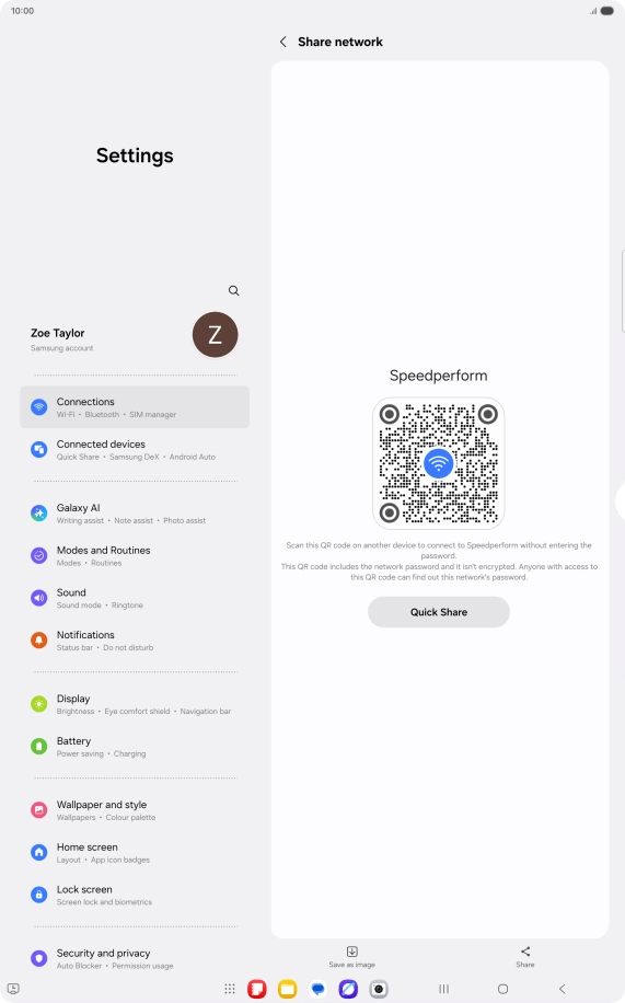 Place the QR code inside the camera frame on the other device to scan the code.