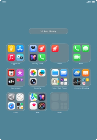 The app is now placed in the Hidden folder in the App Library.