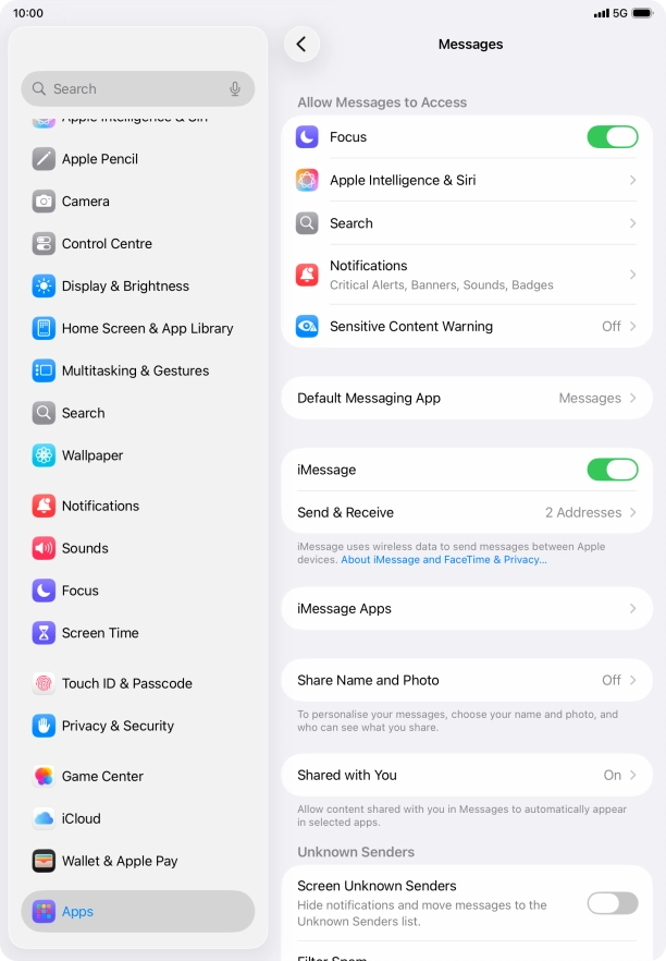 Slide your finger upwards starting from the bottom of the screen to return to the home screen.