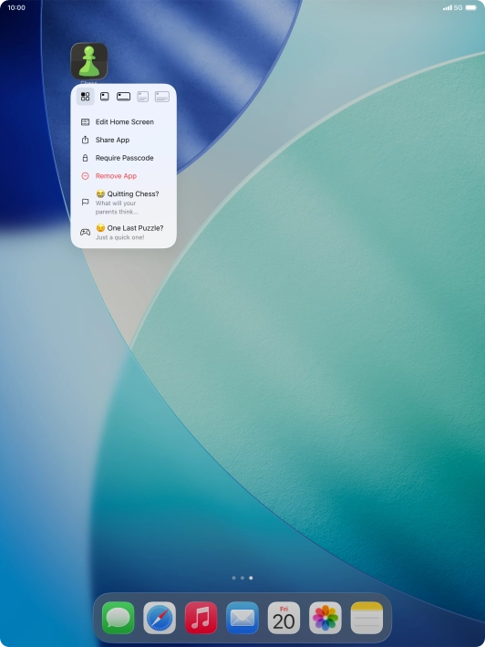 Press Require Passcode.