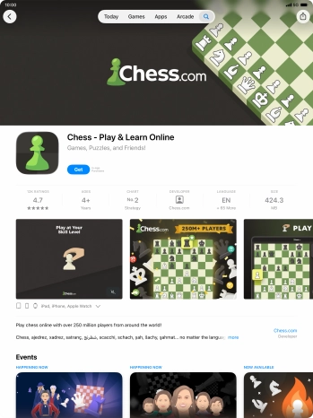 Press Get and follow the instructions on the screen to install the app.