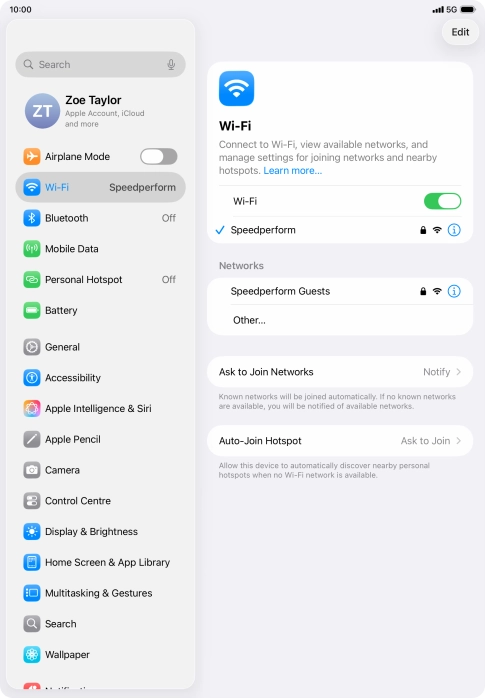Slide your finger upwards starting from the bottom of the screen to return to the home screen.