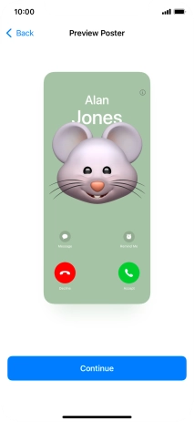 Press Continue. Press Continue.