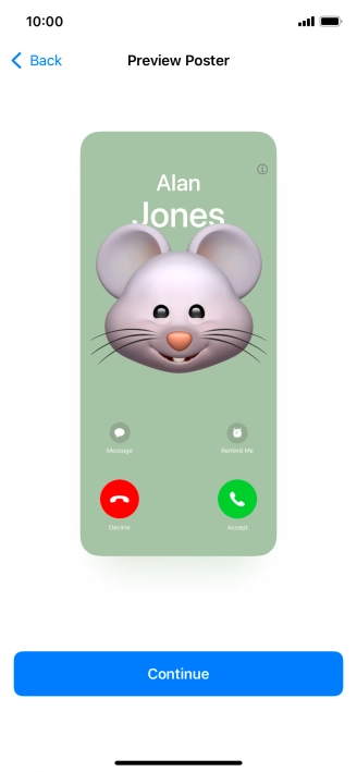 Press Continue. Press Continue.