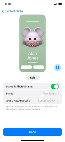 Press the indicator next to Press the indicator next to