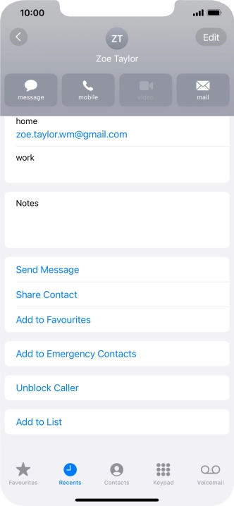 Slide your finger upwards starting from the bottom of the screen to return to the home screen.
