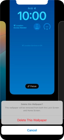 Press Delete This Wallpaper.