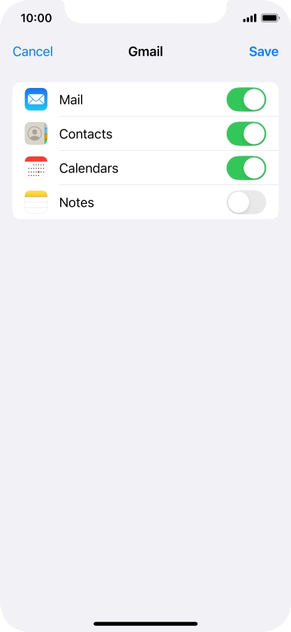 If this screen is displayed, you email account has been recognised and set up automatically. Follow the instructions on the screen to key in more information and finish setting up your email account.