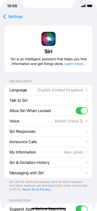 Press the indicator next to Press the indicator next to