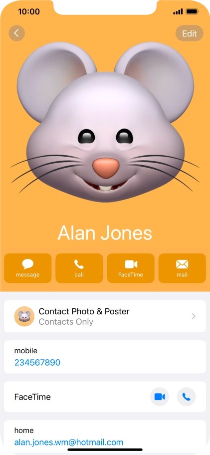 Slide your finger upwards starting from the bottom of the screen to return to the home screen.