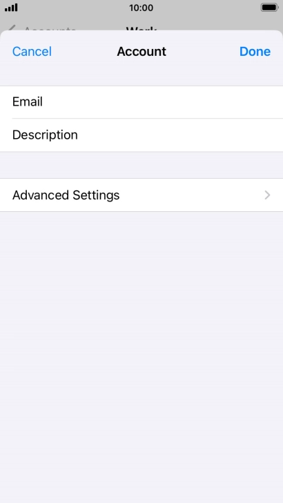 Press Advanced Settings.