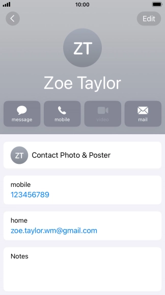 Press the Home key to return to the home screen.