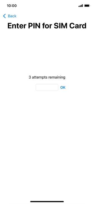 If your SIM is locked, key in your PIN and press OK. If your SIM is locked, key in your PIN and press OK.