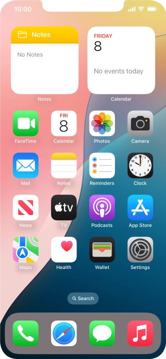 The Wi-Fi icon shows that your phone is connected to a Wi-Fi network.