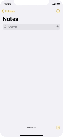 Slide your finger upwards starting from the bottom of the screen to return to the home screen.
