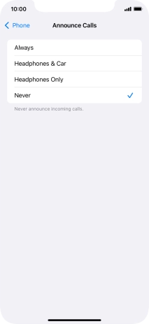Press Always to turn on the function when silent mode is turned off.