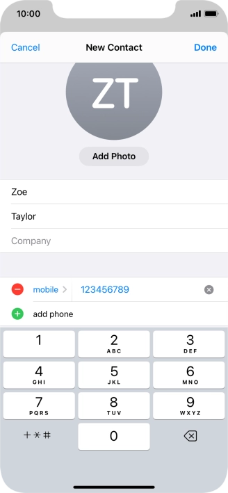 Press Done. Press Done.