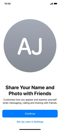 Press Continue. Press Continue.