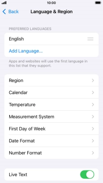 Press Add Language....