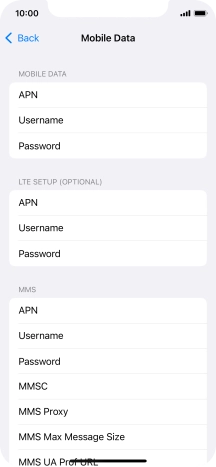Press APN and key in wap.vodafone.co.uk.