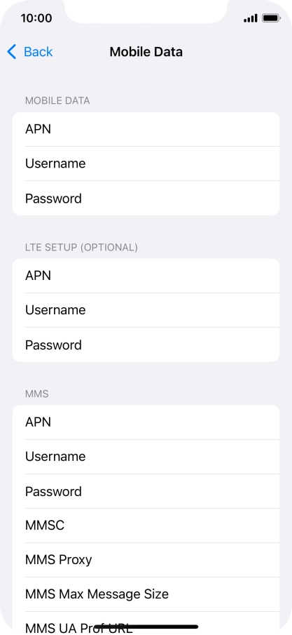 Press APN and key in wap.vodafone.co.uk.