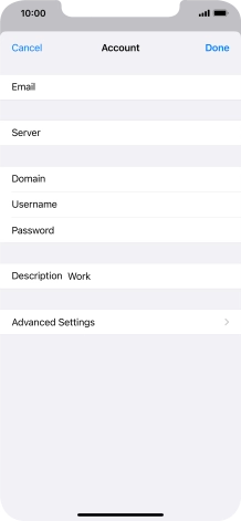 Press Advanced Settings.